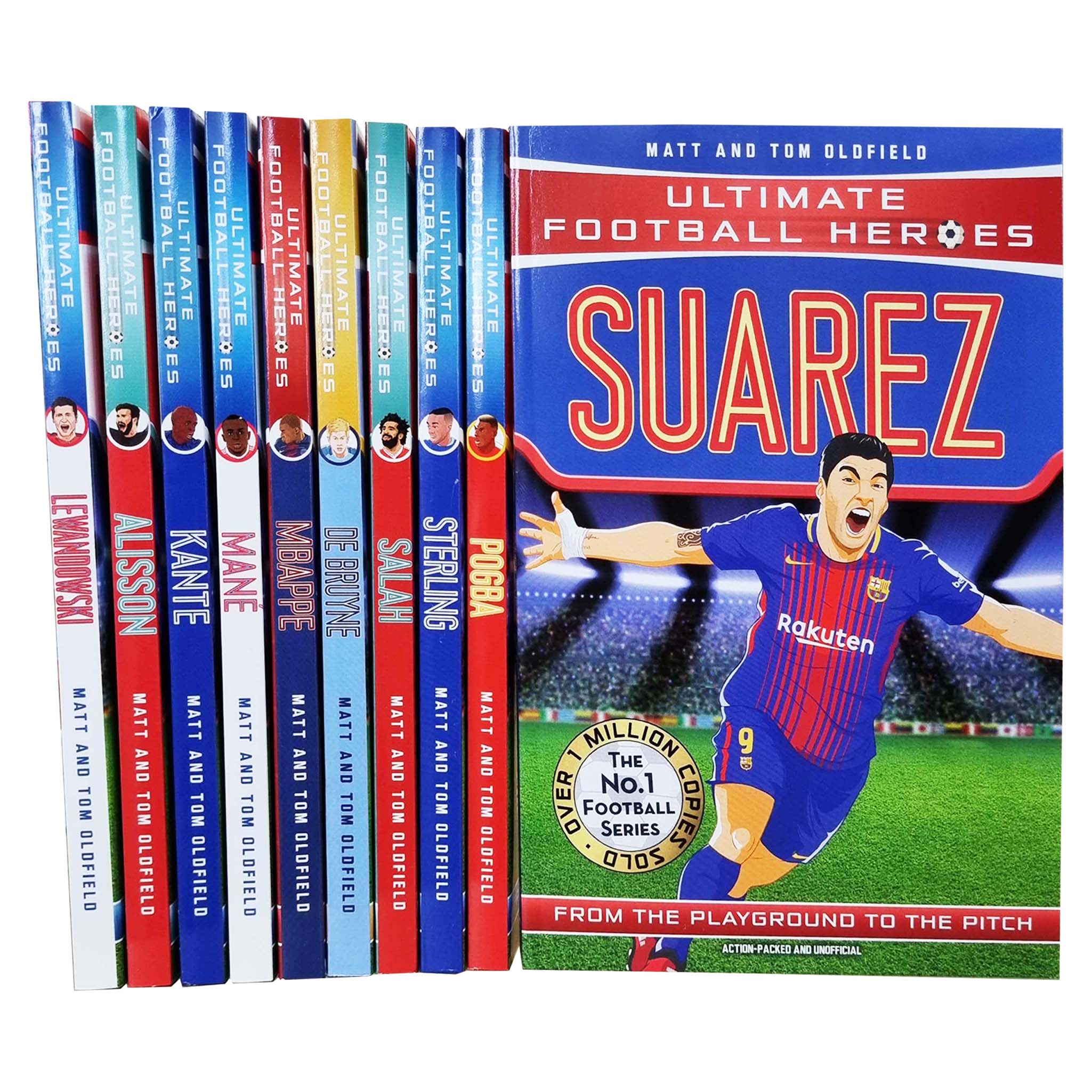Books　Suarez,　Ultimate　Pogb　10　Heroes　Football　Collection　Series　Set
