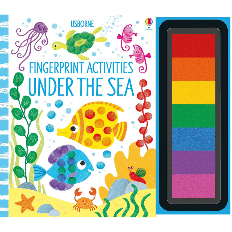 Usborne Fingerprint Activities Wildlife Series 3 Books Collection Set