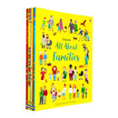 Usborne All About Feelings Friends and Families My First Books 4 Book Set by Felicity Brooks (All About Feelings ,All About Families, All About Diversity & All About Friends)