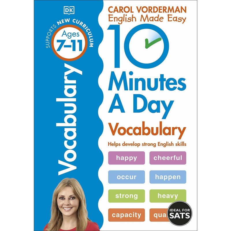 ["10 minutes a day", "9780241183854", "activities on synonyms", "Ages 7-11", "Book by Carol Vorderman", "carol vorderman", "Children prefer to learn", "Develop Knowledge", "Development", "Early Learning", "English  literacy", "English language", "English Skills", "english vocabulary", "fun learning", "Guidance Book", "Home Schooling", "Key Stage 2", "ks2", "leading to maximum", "Made Easy Workbooks", "National Curriculum", "Parental Guide", "Parents Notes", "Primary School Textbook", "spelling lessons", "Study book", "Vocabulary", "Vocabulary And Spelling", "vocabulary words", "workbooks"]