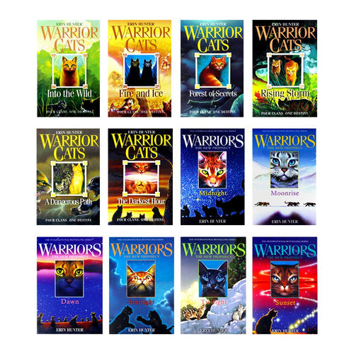 ["9788729106074", "a dangerous path", "Childrens Books (11-14)", "cl0-PTR", "dawn", "erin hunter", "fire and ice", "forest of secrets", "in to the wild", "midnight", "moon rise", "rising storm", "starlight", "sunset", "the darkest hour", "the new prophecy", "the prophecies begin", "twilight", "warrior cat series 1", "warrior cats collection", "warrior cats series 2"]