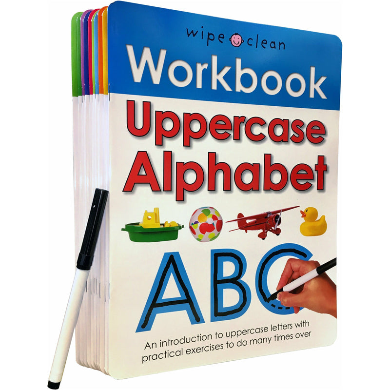 ["9781783414567", "Childrens Books (3-5)", "everyday maths", "first number skills", "lowercase alphabet", "numbers", "phonics", "Pre-school", "roger priddy", "telling the time", "times tables", "toddler books", "tracing and pen control", "tricky words", "uppercase alphabet", "wipe and clean workbook collection", "wipe-clean", "wipe-clean workbook collection"]