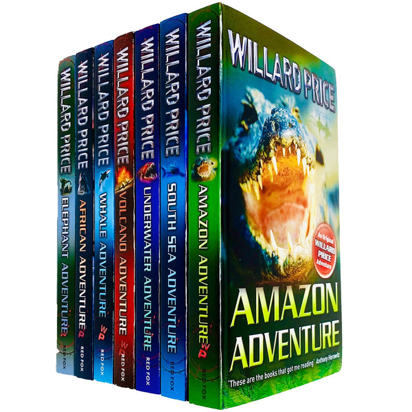 Hal &amp;amp; Roger Hunt Adventures Series 7 Books Collection Set by Willard Price