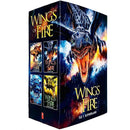 Wings of Fire Series Books 1 - 4 Collection Set by Tui T Sutherland (Dragonet Prophecy, The Lost Heir, The Hidden Kingdom & The Dark Secret)
