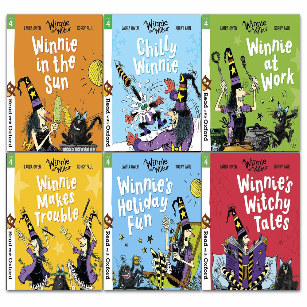 Read With Oxford Winnie and Wilbur 6 Books Collection Set Level Stage