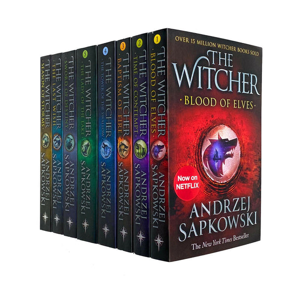 The Witcher Series Andrzej Sapkowski 8 Books Collection Set Inc The Last Wish - Netflix