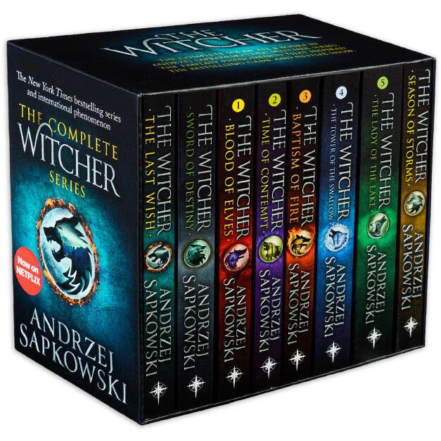 The Witcher 全8巻セット by Andrzej Sapkowski Andrzej Sapkowski The Witcher Series 8 Books Collection Set