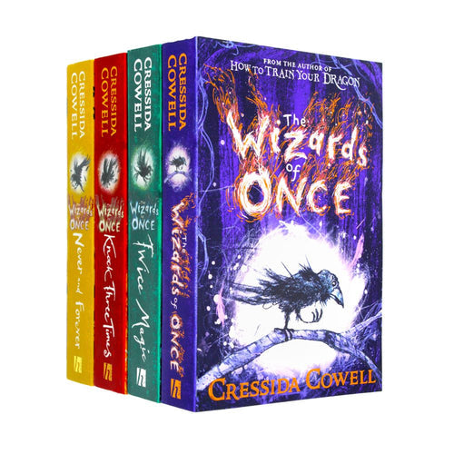 The Wizards of Once Series 4 Books Collection Set - The Wizards of Once, Twice Magic, Knock Three Times & Never and Forever