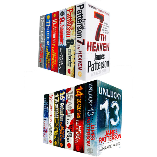 Womens Murder Club 13 Books Collection Set by James Patterson Books 7-19