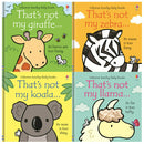 Usborne Touchy-Feely Books Thats Not My Zoo Collection 4 Books Set Llama Zebra Koala Giraffe