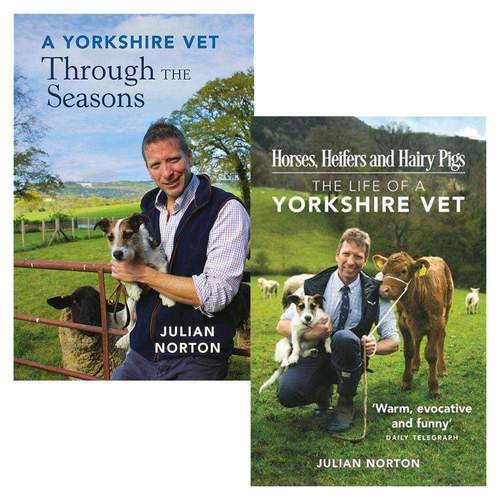 ["9789526533551", "Adult Fiction (Top Authors)", "Animals", "cl0-VIR", "Farm", "Horses Heifers and Hairy Pigs", "Julian Norton", "Julian Norton A Yorkshire Vet 2 Book Set", "The Life Of A Yorkshire Vet", "Through The Seasons", "Yorkshire Vet"]