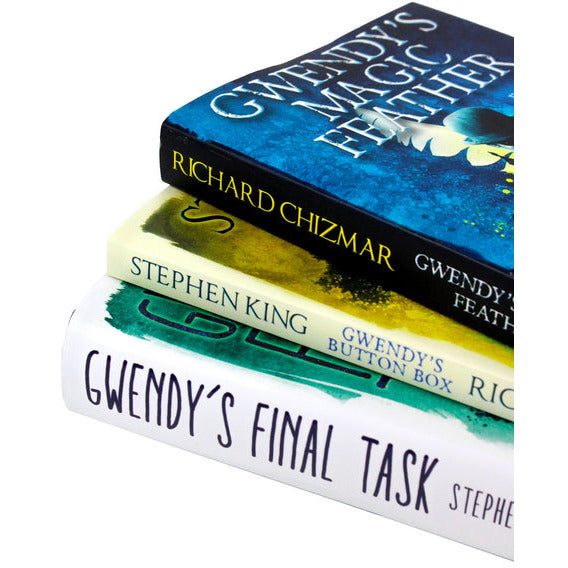 Gwendy&#39;s Button Box Trilogy Collection 3 Books Set By Stephen King &amp; Richard Chizmar (Gwendy&#39;s Button Box, Gwendy&#39;s Magic Feather, [Hardcover]Gwendy&#39;s Final Task)