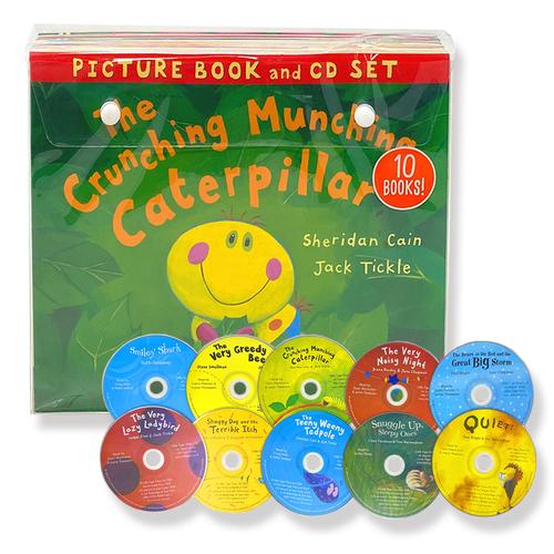 ["9781848693890", "Children books", "Children picture flat books", "Jack Tickle", "Little Tiger Press", "ltk", "Picture Book", "Picture Book and CD", "Quiet", "School Picture Flat", "Shaggy Dog and the Terrible Itch", "Smiley Shark", "Snuggle Up Sleepy Ones", "The Bears in the Bed and the Great Big Storm", "The Crunching Munching Caterpillar", "The Crunching Munching Caterpillar and Other Stories Collection", "The Teeny Weeny Tadpole", "The Very Greedy Bee", "The Very Lazy Ladybird", "The Very Noisy Night"]