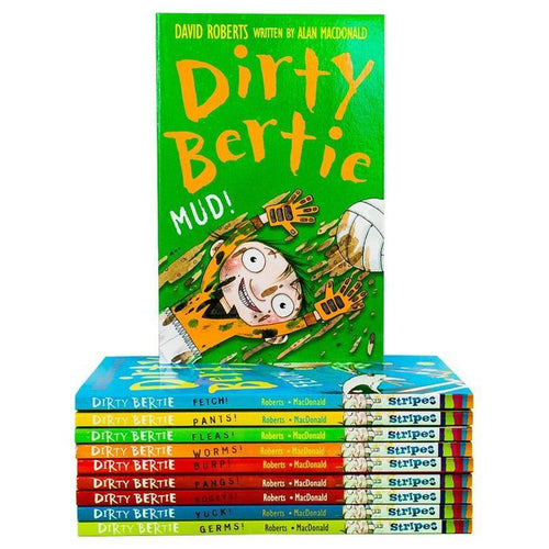 ["9781847159274", "Bogeys", "Burp", "Childrens Books (5-7)", "cl0-PTR", "David Roberts", "dirty bertie books set", "Dirty Bertie collection", "dirty bertie series", "dirty bertie series 1", "Fangs", "Fetch", "Fleas", "Germs", "junior books", "ltk", "Mud", "Pants", "Worms", "Yuck"]