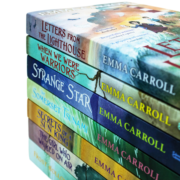 ["9789526523255", "emma carroll", "emma carroll book collection", "emma carroll book collection set", "emma carroll books", "emma carroll collection", "frost hollow hall", "letters from the lighthouse", "secrets of a sun king", "strange star", "the girl who walked on air", "the somerset tsunami", "when we are warriors"]