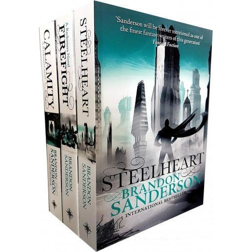 Brandon Sanderson Reckoners Series Collection 3 Books Set - Steelheart Firefight Calamity - books 4 people