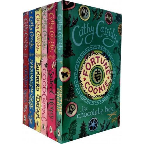 Cathy Cassidy The Chocolate Box Girls 6 Books Collection Set Sweet Honey Summer Dream Coco Caramel.. - books 4 people