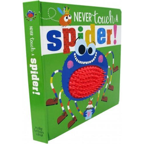 ["9781788432795", "A Spider", "Animal Books", "Baby books", "Board Books", "children reading books", "Childrens Books", "Childrens Books (0-3)", "cl0-PTR", "Early Learning", "early love", "early reading", "explore", "funny rhyme", "Kids Books", "love reading", "never touch", "Never Touch A Spider", "Never Touch A Spider Touch And Feel", "Never Touch Books", "Picture Books", "Pre-school Books", "reading", "Reading and Writing", "reading books for kids", "Spider", "Touch and Feel", "Touch and Feel Books", "touch feel baby books", "Touchy-Feely Board Books", "young children", "young readers"]