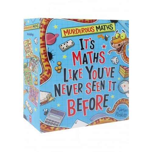 Murderous Maths 4 Book Set By Kjartan Poskitt Maths Like You Never - books 4 people
