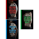 Stieg Larsson Series 3 Book Set Pack Millennium Trilogy - books 4 people