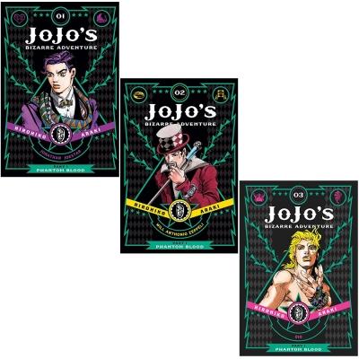["9789526536729", "books for childrens", "childrens books", "cl0-VIR", "Comics and Graphic Novels", "comics book", "hirohiko araki", "hirohiko araki books", "hirohiko araki books collection", "hirohiko araki collection", "jojo bizarre adventure book collection", "jojo bizarre adventure books", "jojo bizarre adventure collection", "jojo bizarre books", "jojo bizarre volume 1", "jojo bizarre volume 2", "jojo bizarre volume 3", "novel graphics book", "pokemon", "young adults"]
