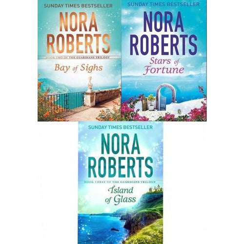 ["9789526537443", "Bay of Sighs", "Children Books (14-16)", "cl0-CERB", "Guardians Trilogy", "Guardians Trilogy Book Collection Set", "Island of Glass", "Nora Roberts", "Stars of Fortune"]