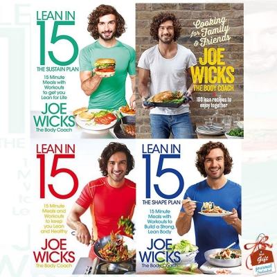["15 Mins", "9789526538266", "Body Shaping", "cl0-SNG", "Cooking Books", "Excercise", "Family And Friends", "Gym", "Health and Fitness", "joe wick", "joe wicks", "Joe Wicks Healthy Eating Plans", "Lean in 15  The Shape Plan", "Lean In 15 Collection", "Lean In 15 The Shift Plan", "Lean In 15 The Sustain Plan", "Lean Recipes", "Physical Education Young Adult Books.", "Weight Loss Plan"]