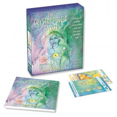 Crystal Power Tarot Includes A Full Deck Of 78 Specially Commissioned Tarot Cards And A 64-page Il.. - books 4 people