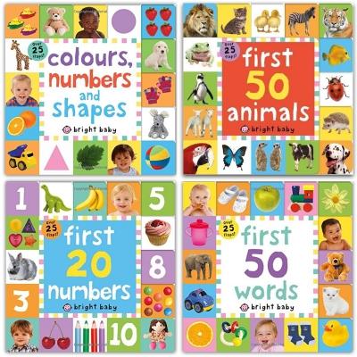 Lift-the-flap Tab Books Collection 4 Books Set Preschool Skills Early Learning Colours Numbers And.. - books 4 people