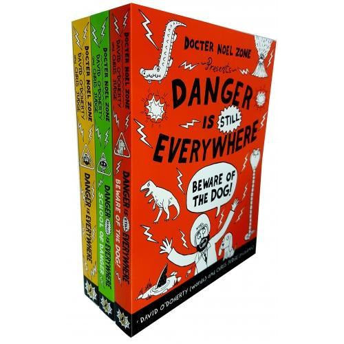 Docter Noel Zone Danger Is Everywhere Series 3 Books Collection Set  School Of Danger Beware Of The Dog Danger Is Everywhere - books 4 people