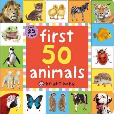 First 50 Animals Lift The Flap Tab Over 25 Flaps - books 4 people