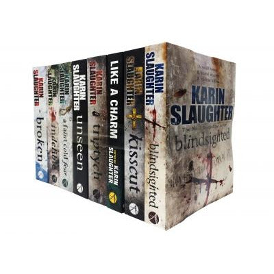 Karin Slaughter Will Trent And Grant County 8 Books Collection Set Kisscut Indelible Blindsighted Broken Like A Charm Triptych Unseen - books 4 people