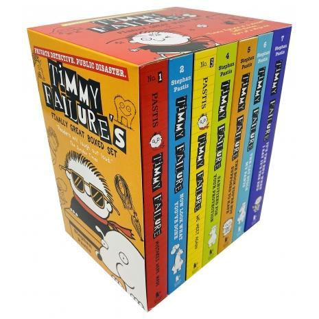 Timmy Failures Finally Great Boxed Set Volume 1 - 7 Books Collection Series By Stephan Pastis - books 4 people