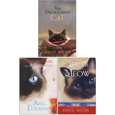 David Michie The Dalai Lamas Cat 3 Books Collection Set The Dalai Lamas Cat The Art Of Purring The.. - books 4 people