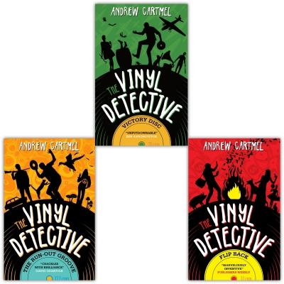 ["3 Books Set", "9789526539992", "Andrew Cartmel", "Children Books", "Childrens Books (11-14)", "Crime Books", "Funny Books", "Music Books", "Mystery Books", "Second World War", "The Vinyl Detective", "The Vinyl Detective Flip Back", "The Vinyl Detective The Run-Out Groove", "The Vinyl Detective Victory Disc", "young teen"]