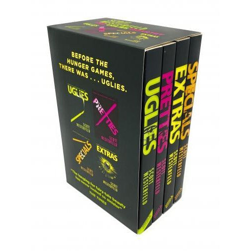 Scott Westerfeld Uglies Series Collection 4 Books Box Set Uglies Pretties Extras Specials - books 4 people