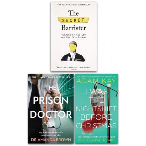 ["9780678452073", "adam kay", "adam kay books", "Adult Fiction (Top Authors)", "bbc breakfast", "cl0-VIR", "criminology", "Criminology book", "doctor patient stories", "dr amanda brown", "dr amanda brown books", "fiction books", "itv", "jail stories", "jailbreak", "law stories", "Legal History Biographies", "prison fiction", "prison stories", "the prison doctor", "the secret barrister", "twas the nightshift before christmas"]