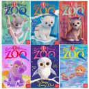 Zoes Rescue Zoo Collection Of 6 Books Series 1 Wild Wolf Pup Scruffy Sea Otter Sleepy Snowy Owl Ha.. - books 4 people