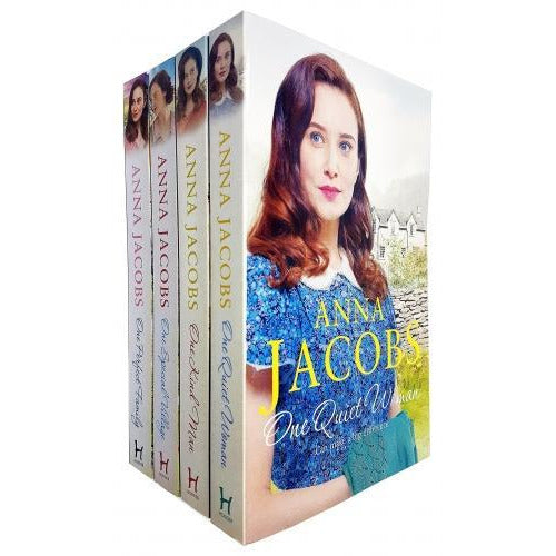 Anna Jacobs Ellindale Series 4 Books Collection Set - One Kind Man One Special Village One Quite W.. - books 4 people