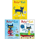 Pete The Cat Series 3 Books Collection Set By Eric Litwin - I Love My White Shoes Rocking In My Sc.. - books 4 people