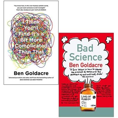 Ben Goldacre Collection 2 Books Set - I Think You Will Find Its A Bit More Complicated Than That B.. - books 4 people