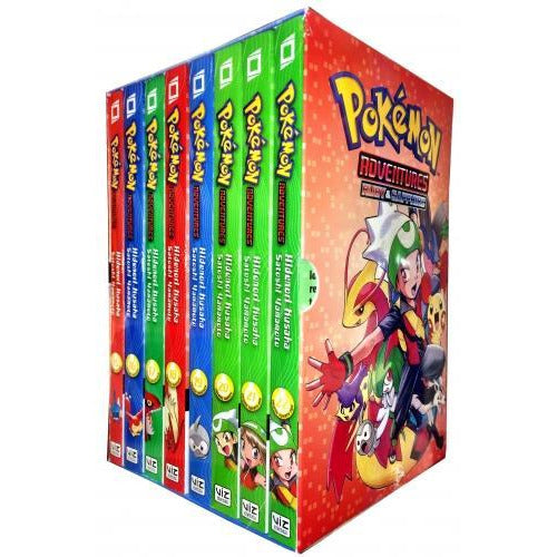 Pokémon Adventures Ruby and Sapphire set Pokemon Adventures Ruby And Sapphire Collection 8 Books Box Set - Vol
