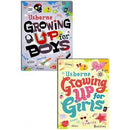 Usborne Growing Up For Girls And Boys Collection 2 Books Set Teens Young Adults - books 4 people