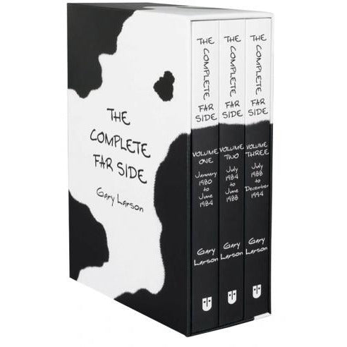 ["Children Books (14-16)", "cl0-VIR", "comic books for kids", "comic strips", "complete far side", "far side comics", "gary larson books", "gary larson far side books", "larson comics", "the complete far side gary Larson", "the far side complete collection"]