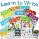 Wipe Clean Learn To Write 10 Books Collection Set For Children Letters Numbers - books 4 people
