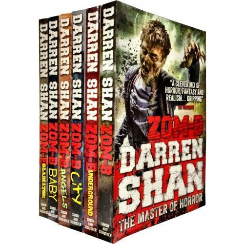 Zom B Zombies Walking Dead Resident Evil New Series 6 Books Set Collection By Darren Shan Zom-b An.. - books 4 people