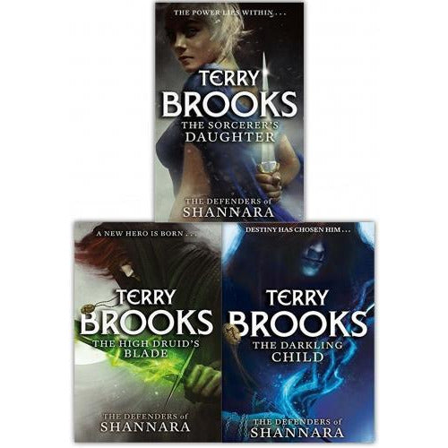 ["9780356512341", "Adult Fiction (Top Authors)", "cl0-PTR", "Defenders of Shannara", "Defenders of Shannara Series", "Terry Brooks", "terry brooks books collection", "terry brooks books set", "Terry Brooks Defenders of Shannara collection", "The Darkling Child", "The High Druids Blade", "The Sorcerers Daughter"]