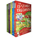 The 13-storey Treehouse Collection Andy Griffiths And Terry Denton 5 Books Set - books 4 people