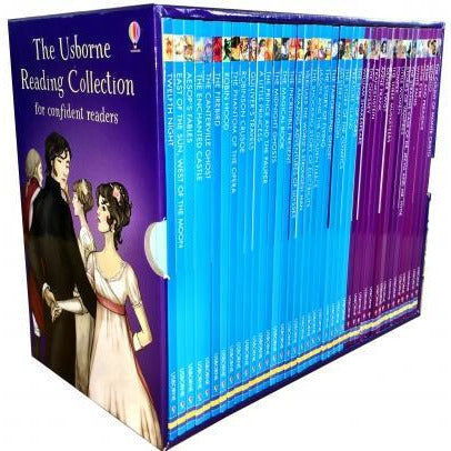 Usborne Reading Collection 40 Books Box Set Series Confident Readers - books 4 people