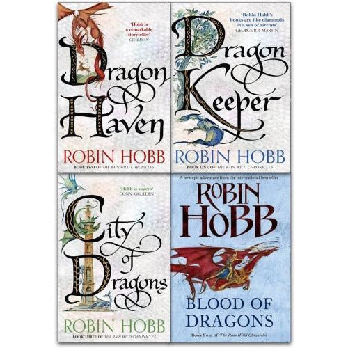 ["9783200329065", "Adult Fiction (Top Authors)", "blood of dragons", "city of dragons", "cl0-VIR", "dragon haven", "robin hobb", "robin hobb collection", "robin hobb rain wild chronicles", "the dragon keeper", "the rain wild chronicles"]